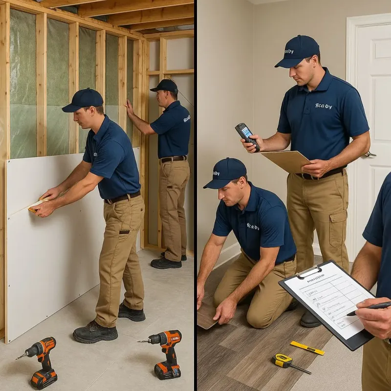 Repairs and Reconstruction process in Carbondale, IL